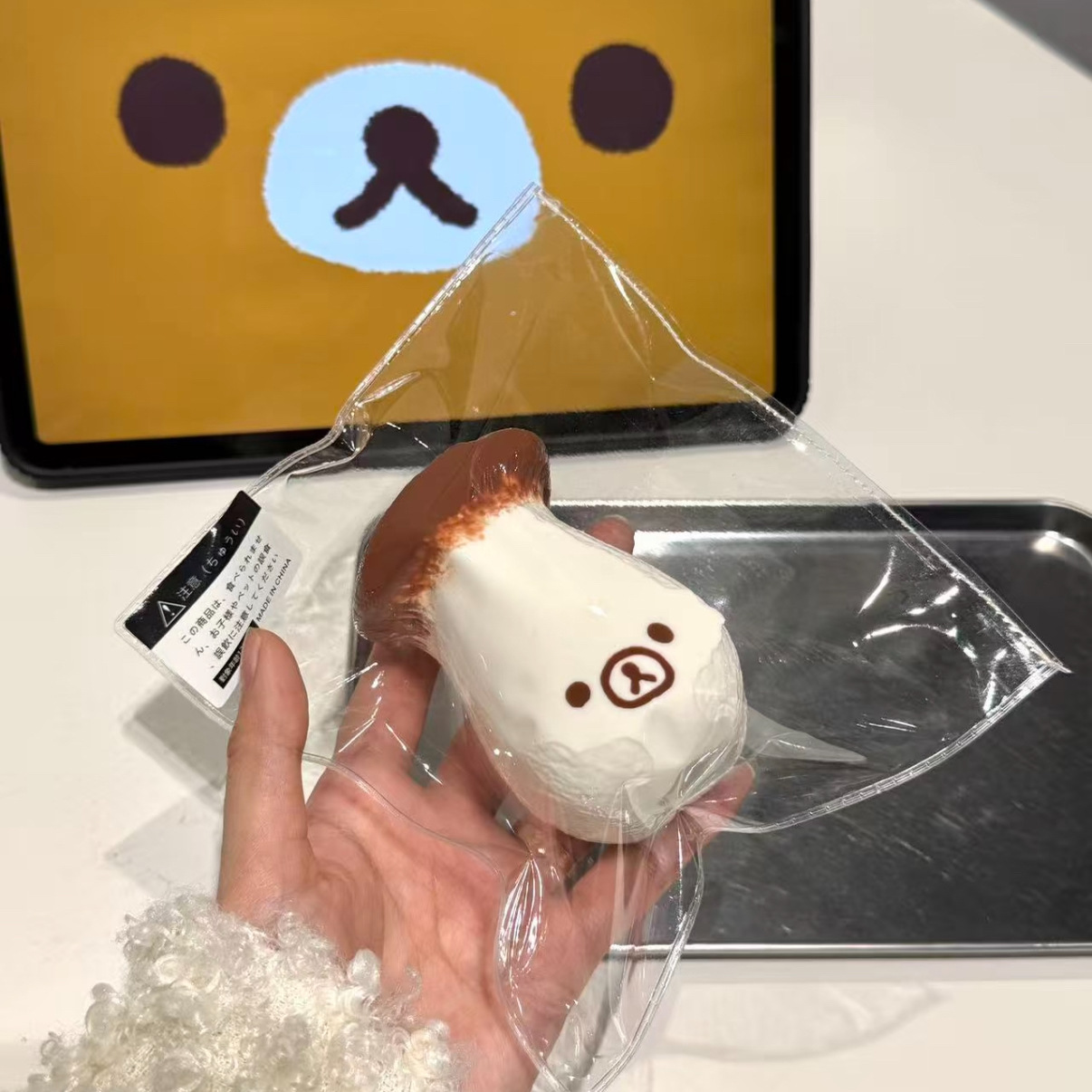 Taba Squishy Đồ ăn mặt gấu