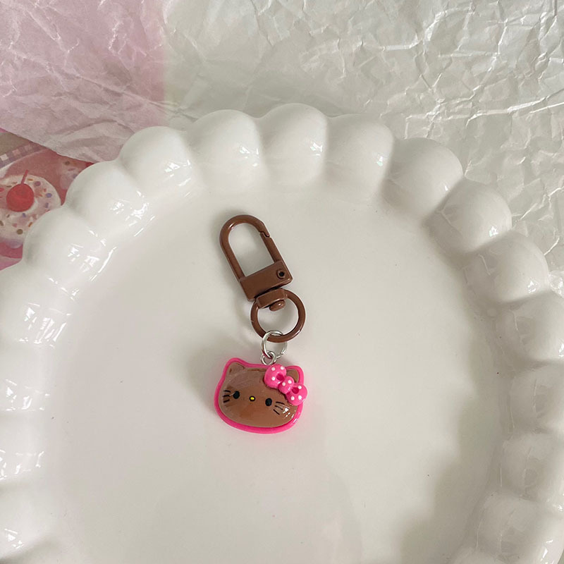 Móc đa năng Hello Kitty nâu