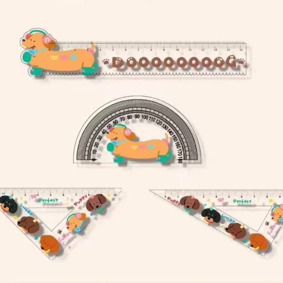 Set thước kẻ Cún (4c)