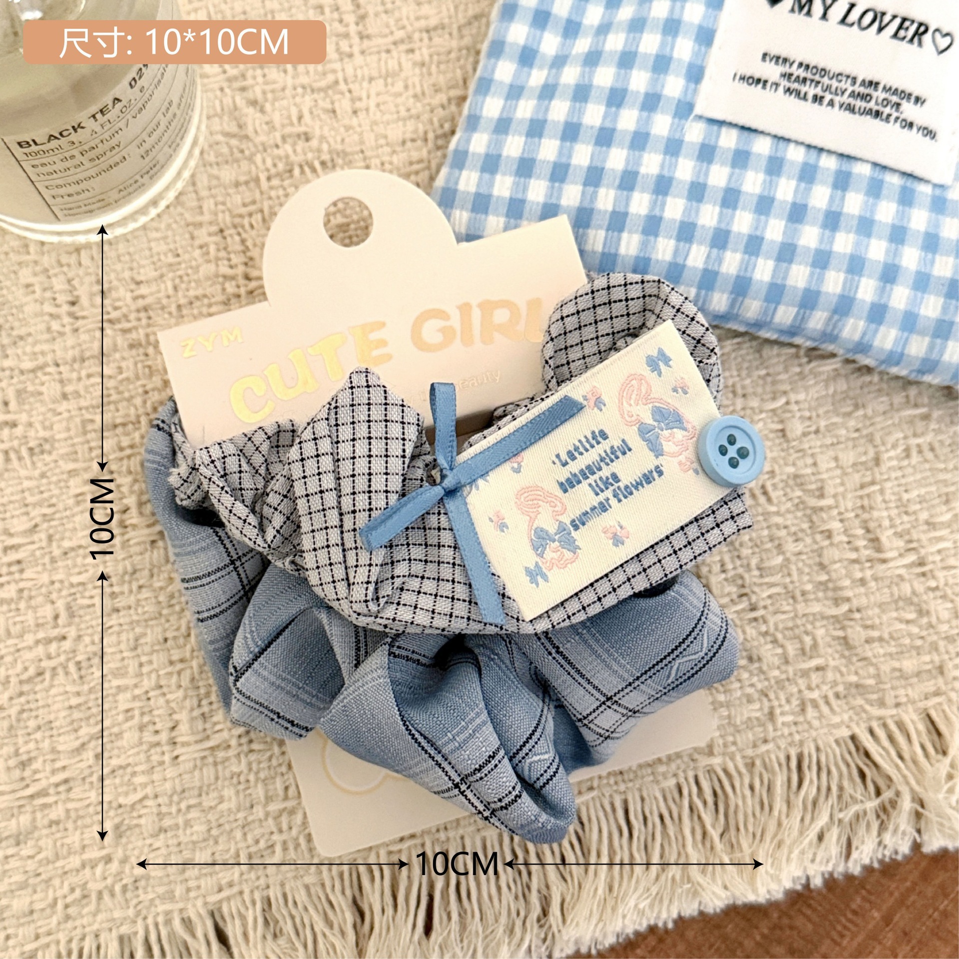 Set scrunchie họa tiết Cute girl (2c)