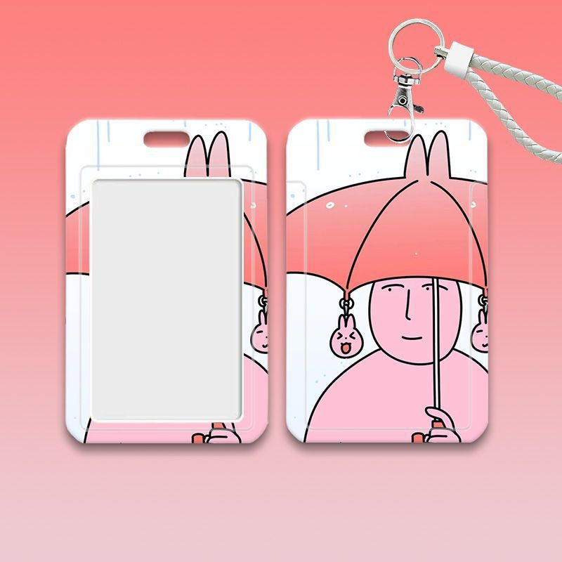 Card holder Thỏ My friend kèm dây lò xo