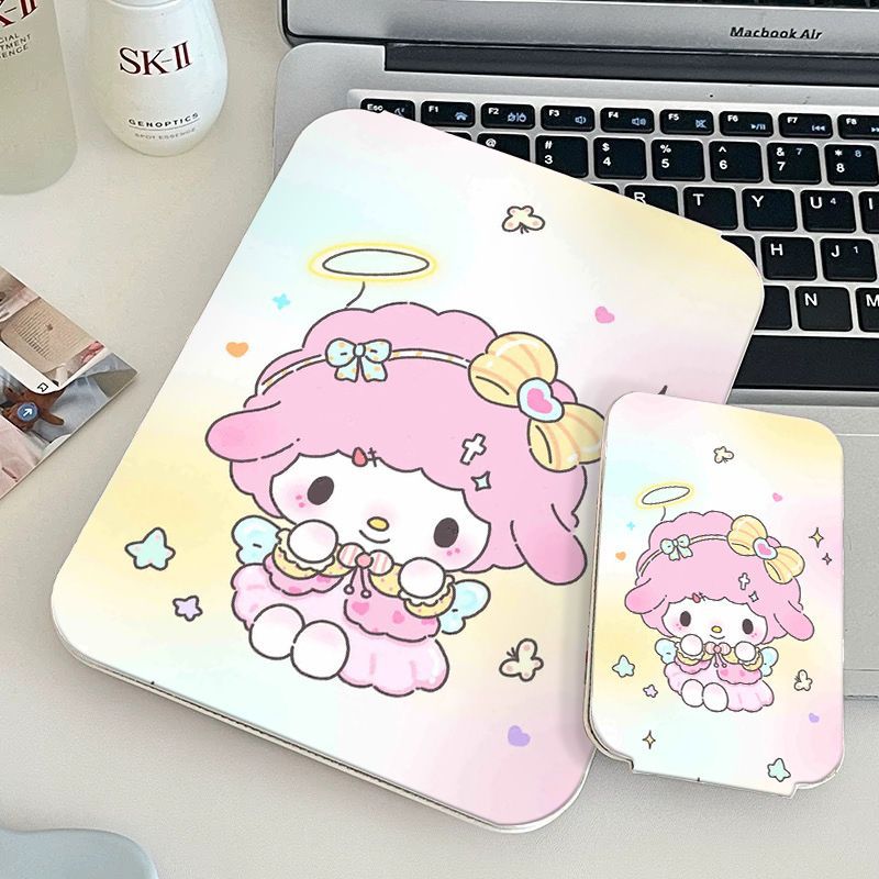 Gương gập bọc da Piano