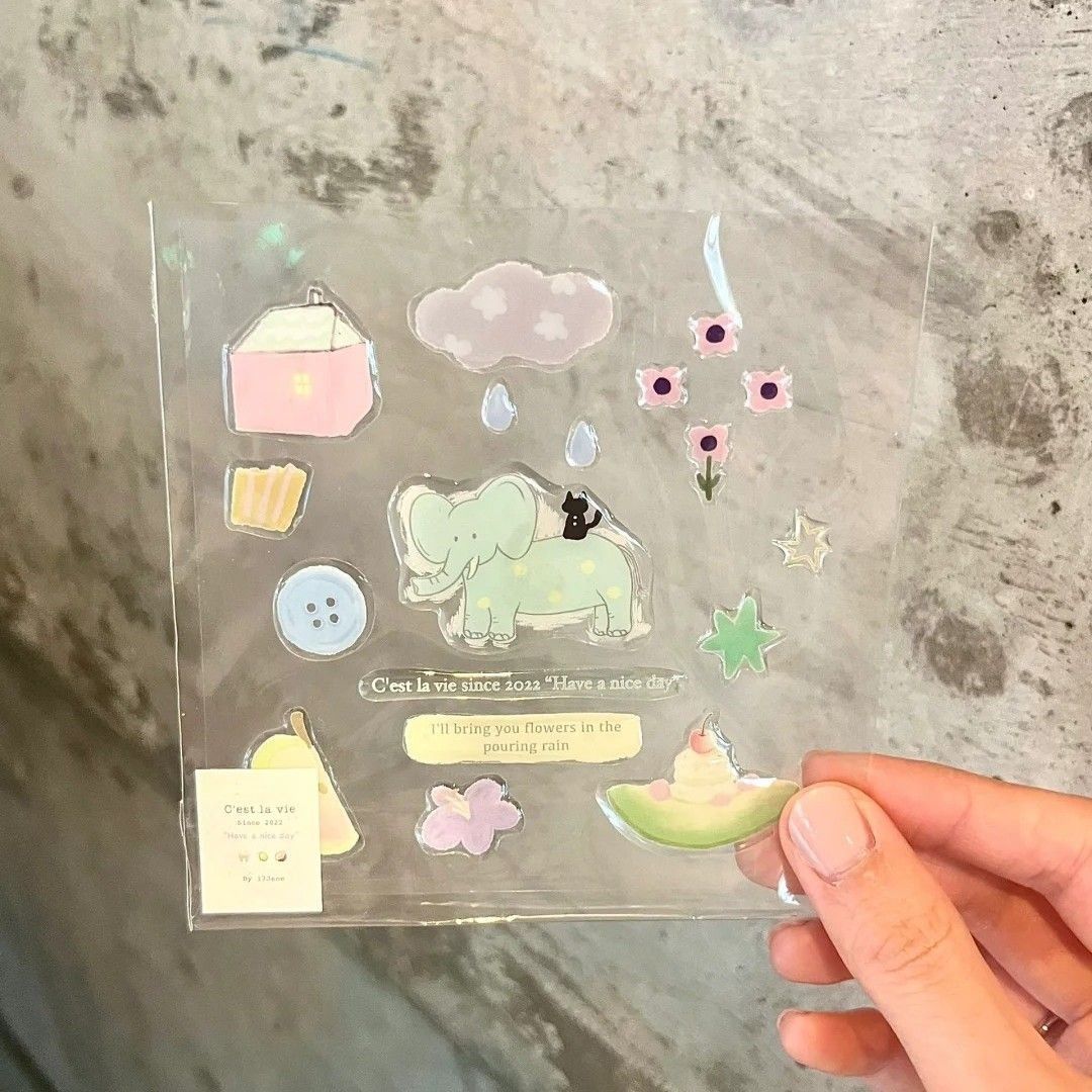 Sticker nổi hình (8x12cm)