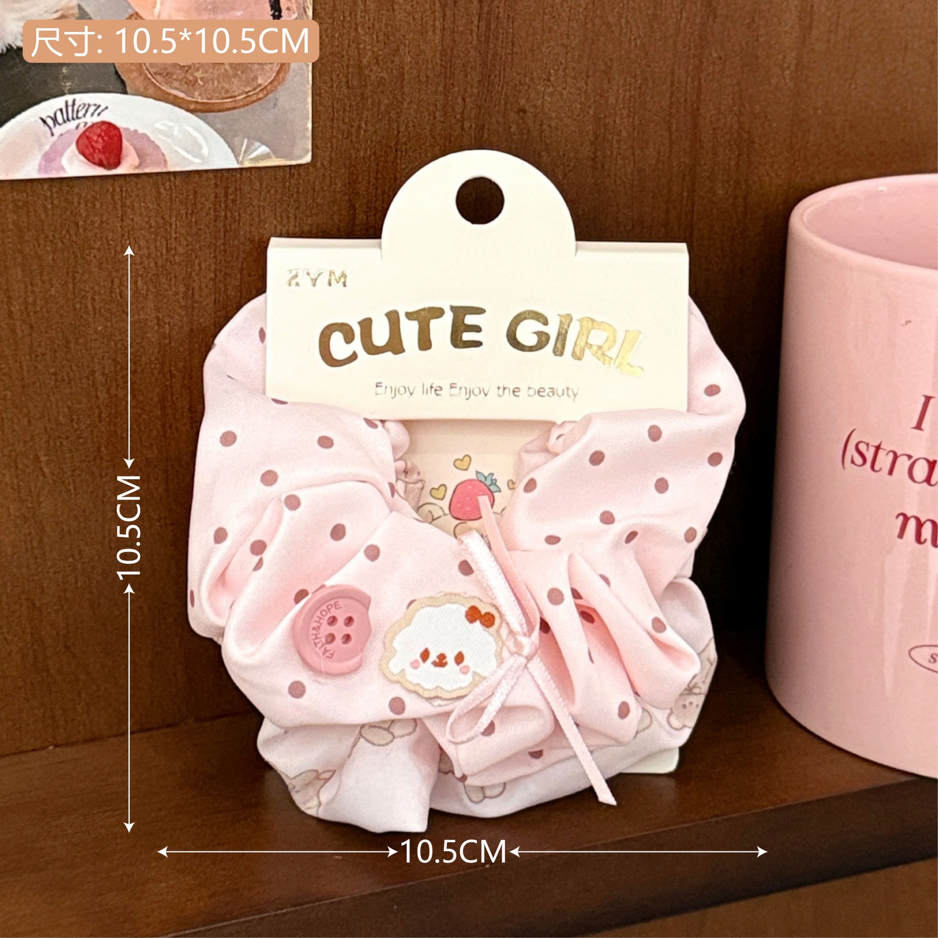 Set scrunchie họa tiết Cute girl (2c)