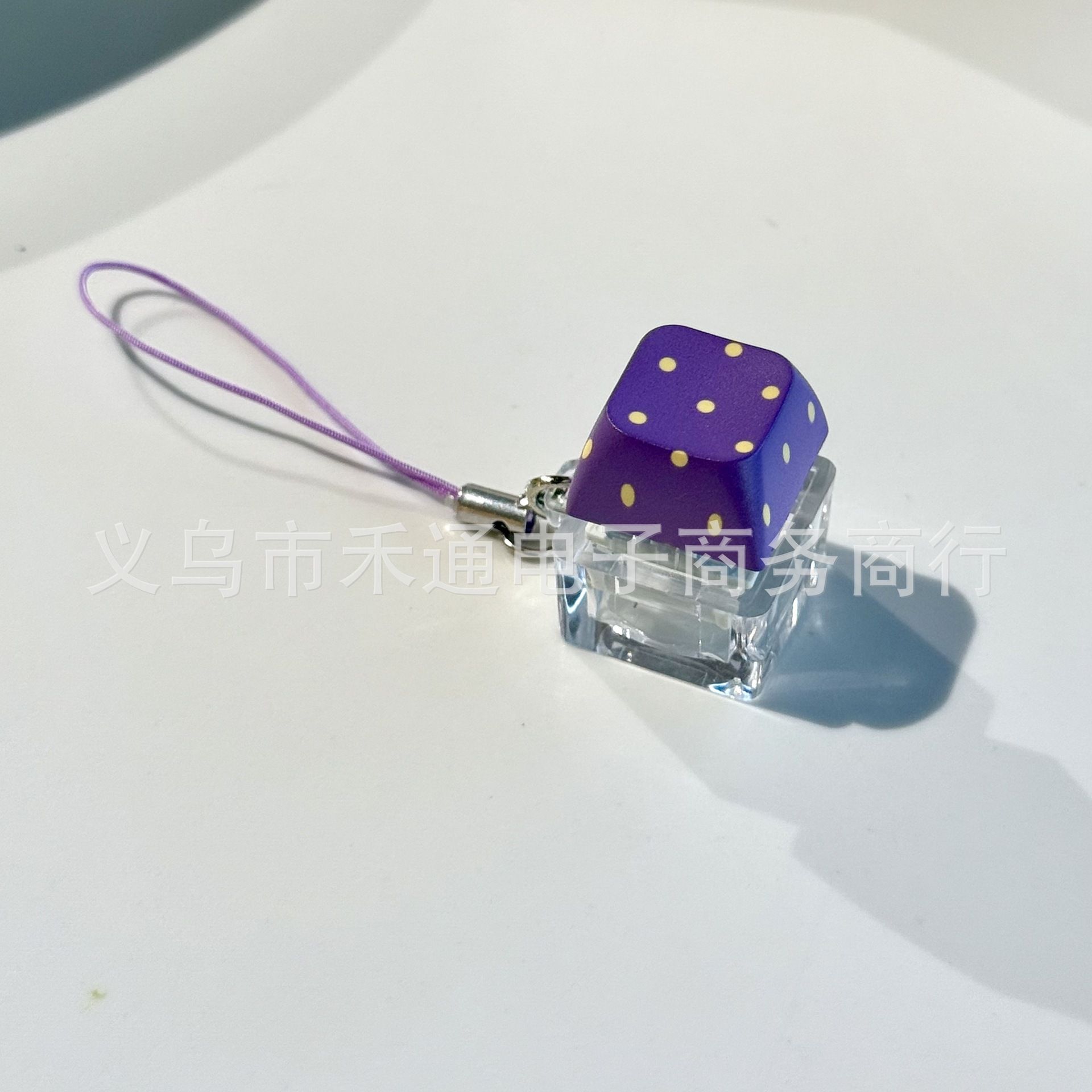 Móc khóa Keycap chấm họa tiết (1 phím)