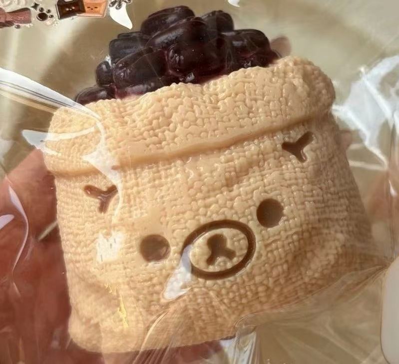 Taba Squishy Đồ ăn mặt gấu
