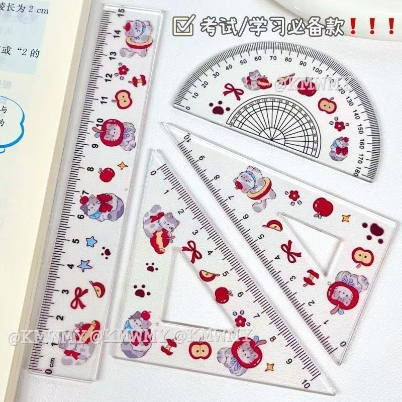 Set thước kẻ Cartoon (4c)