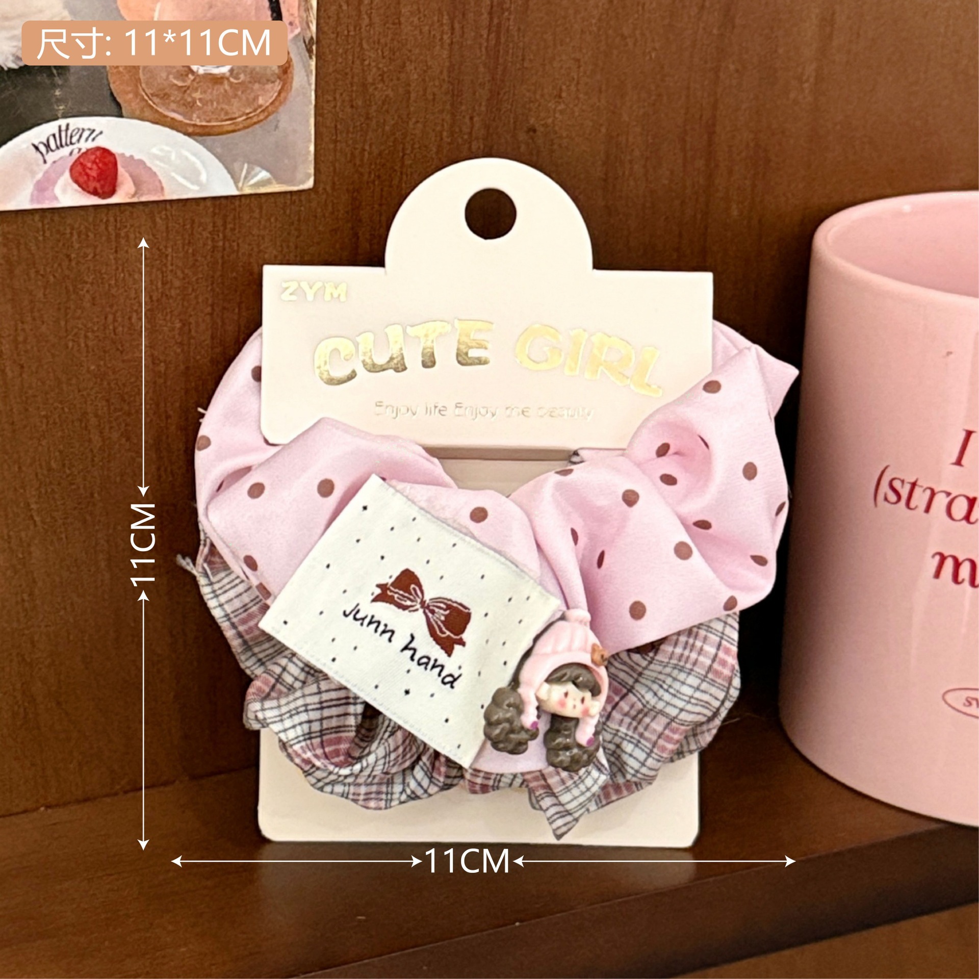 Set scrunchie họa tiết Cute girl (2c)