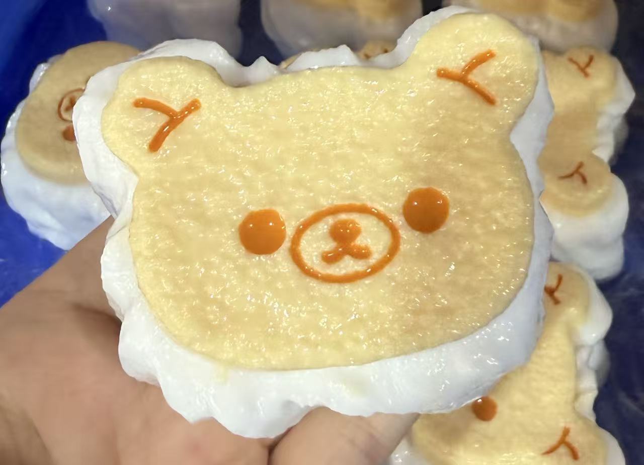 Taba Squishy Đồ ăn mặt gấu