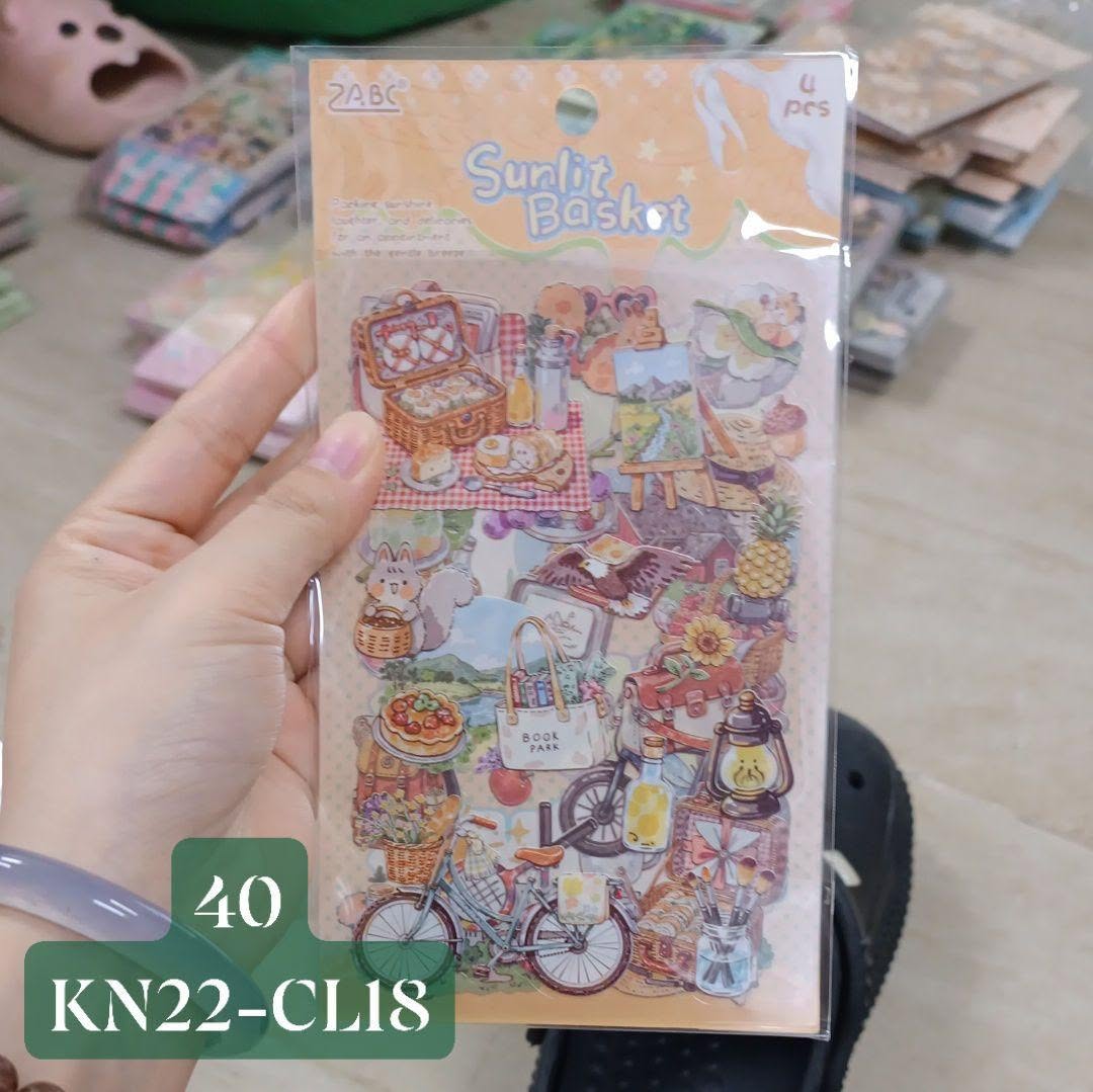 Sticker Vintage (4 tấm)