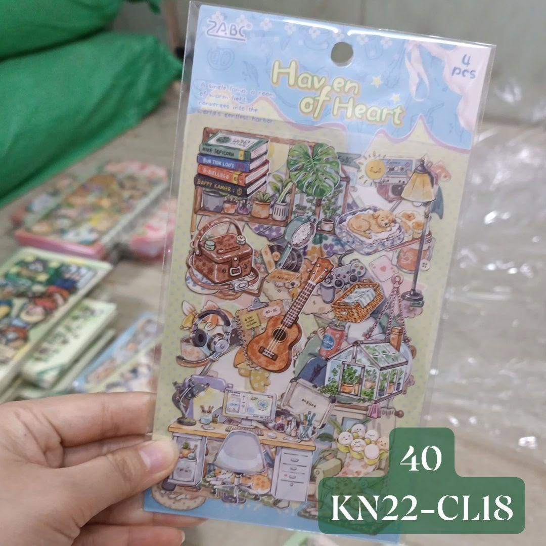 Sticker Vintage (4 tấm)