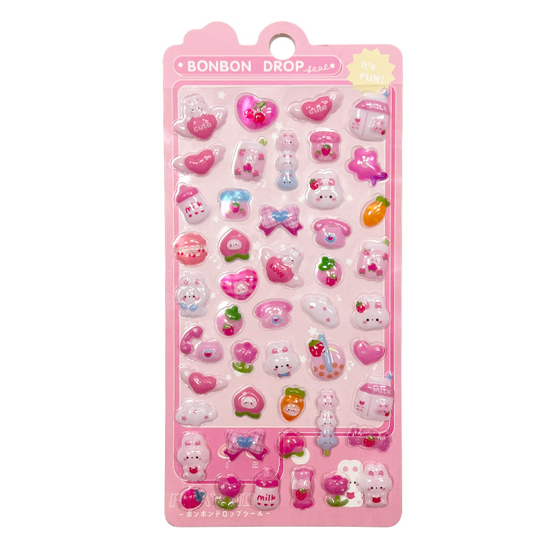 Sticker nổi Bonbon drop (8x12cm)