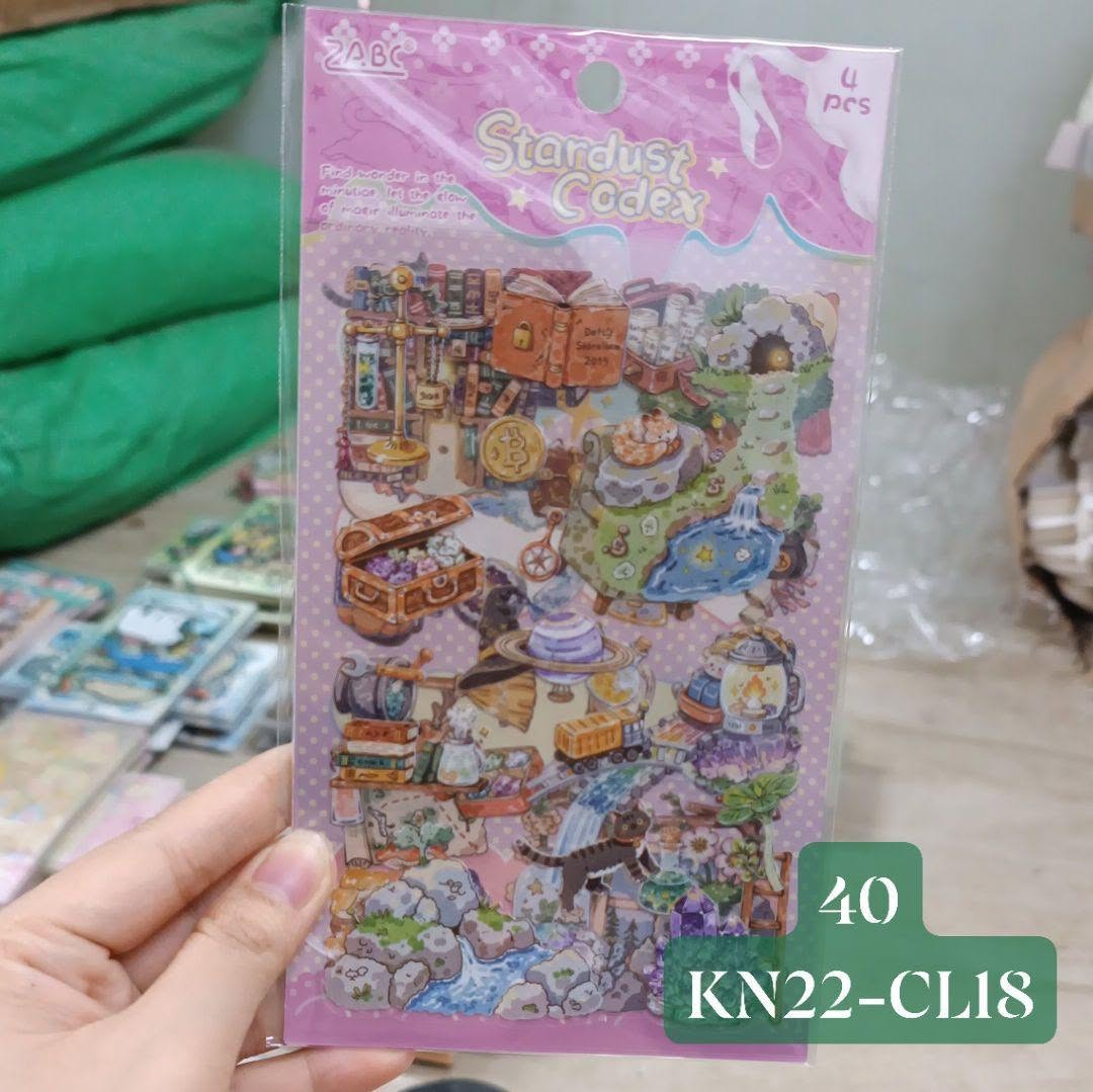 Sticker Vintage (4 tấm)