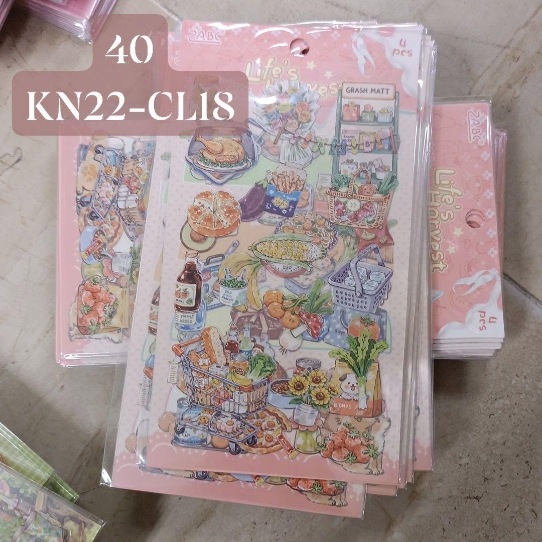Sticker Vintage (4 tấm)