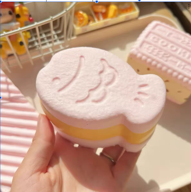 Squishy Moozy bánh cá taiyaki