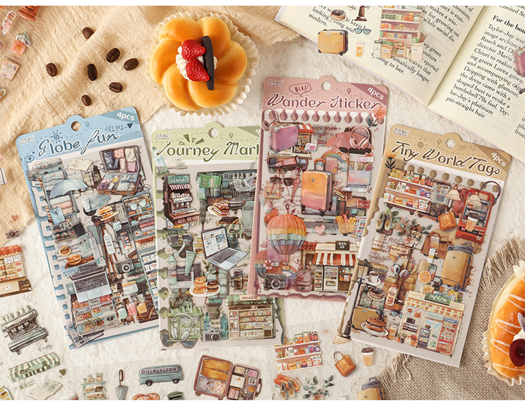 Sticker Lucky trip (4 tấm)(10x15cm)