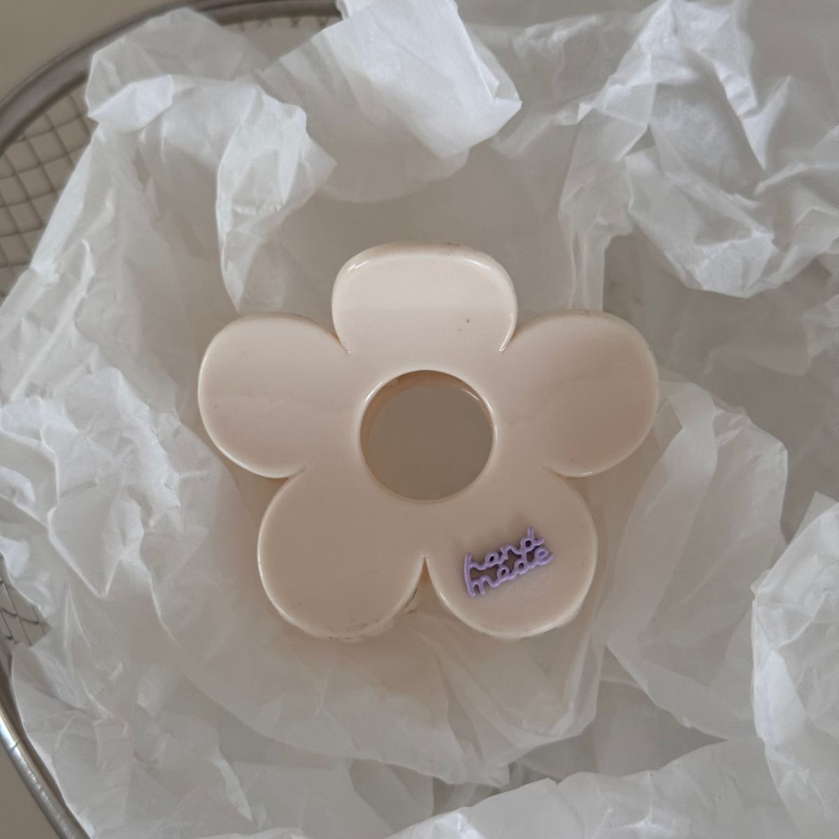 Kẹp càng cua Hoa 5 cánh handmade (7cm)