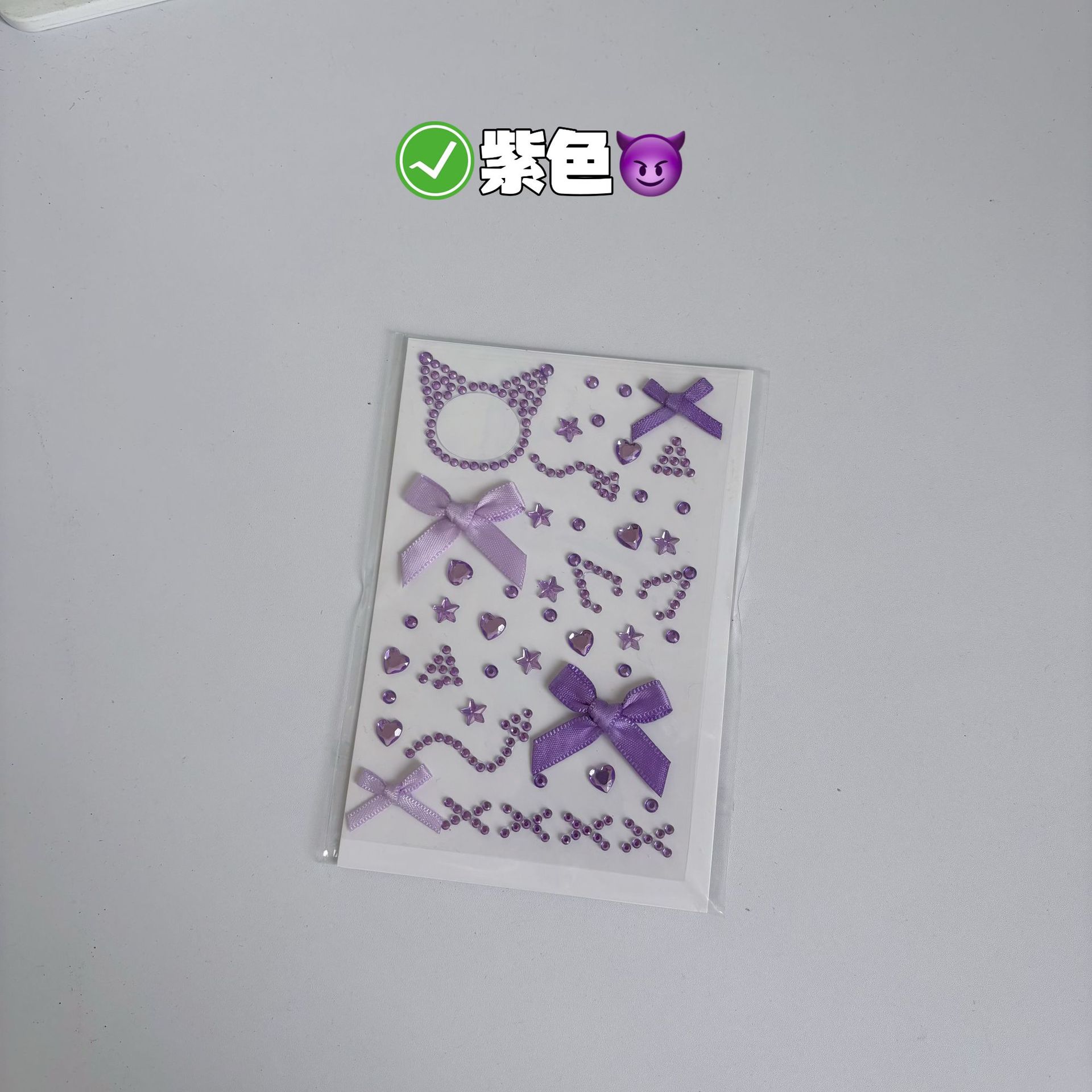 Sticker đá nơ ruy băng