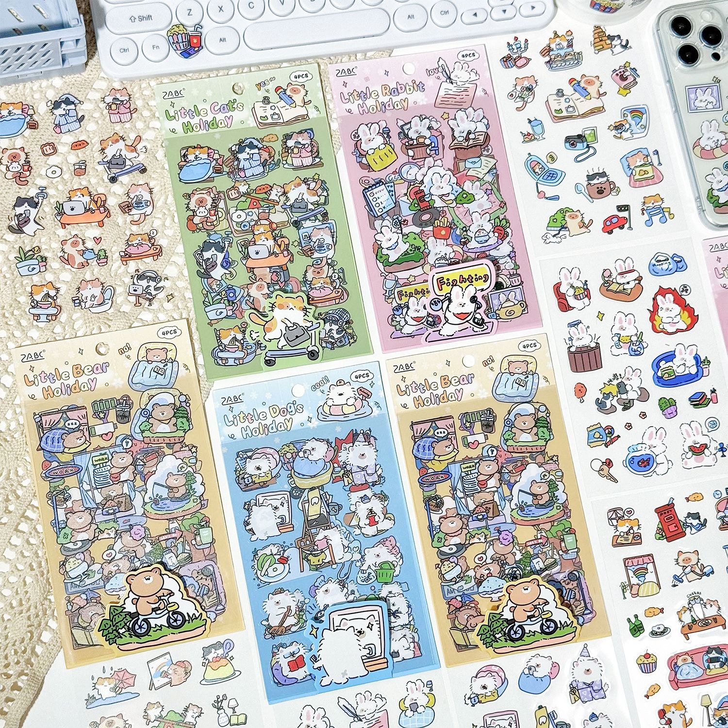 Sticker Pet friendly day (4 tấm)(10x15cm)