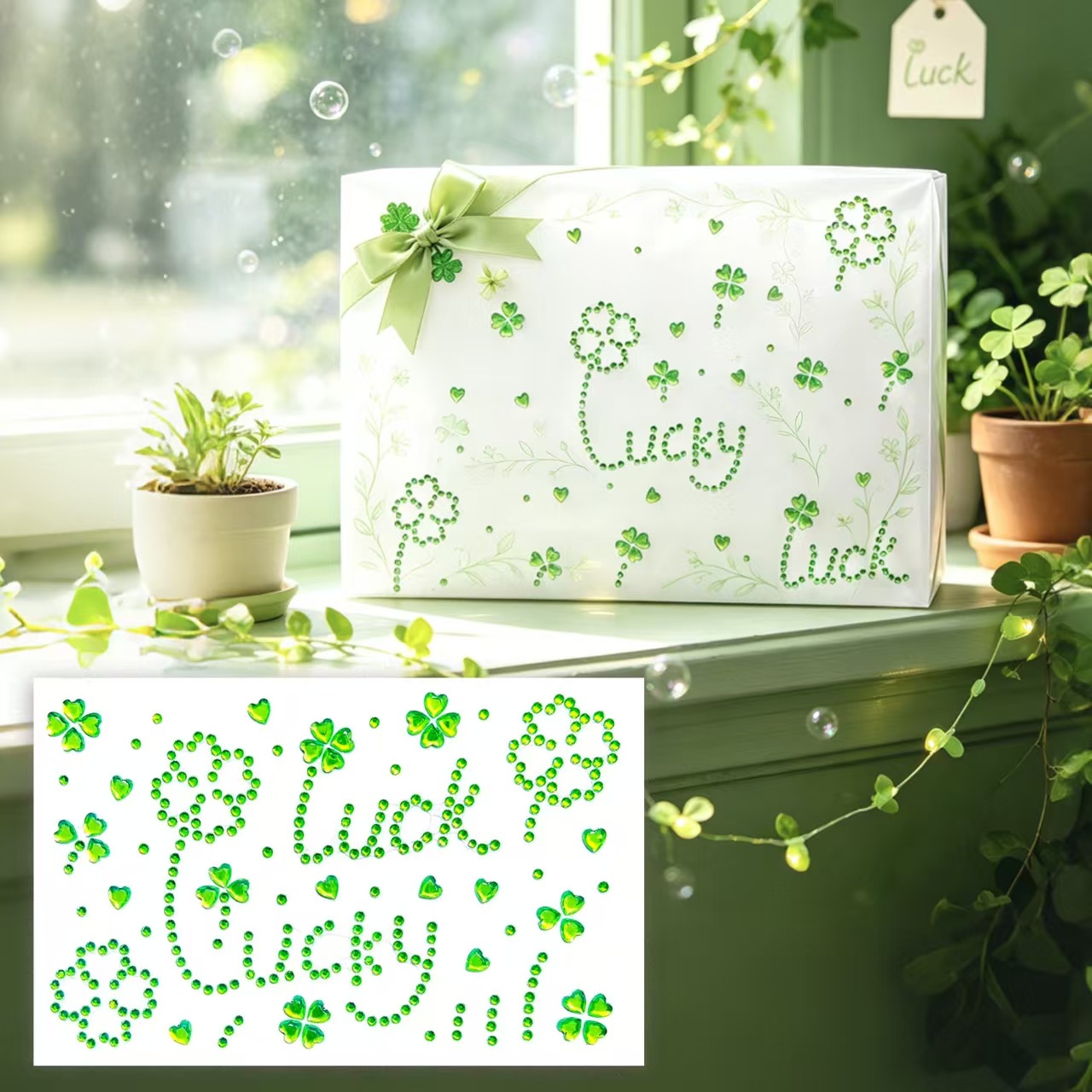 Sticker đá chữ tiếng Anh