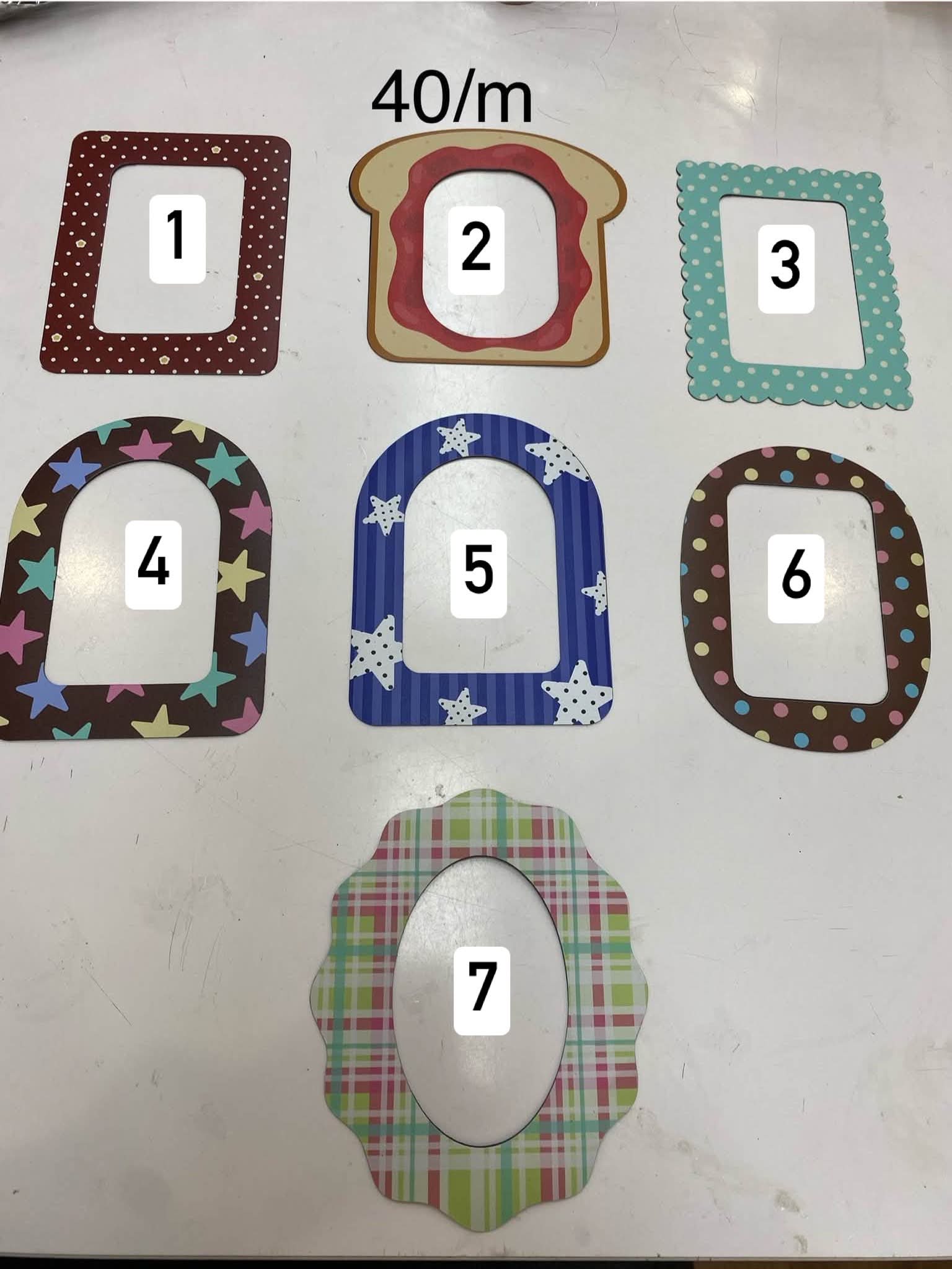Magnet frame hoạ tiết