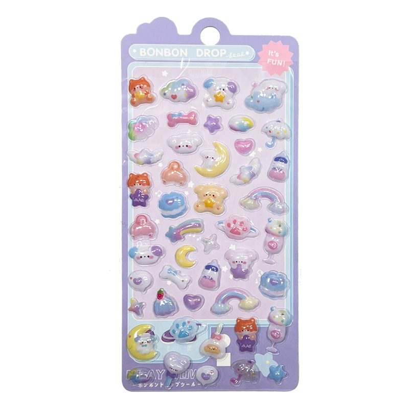 Sticker nổi Bonbon drop (8x12cm)