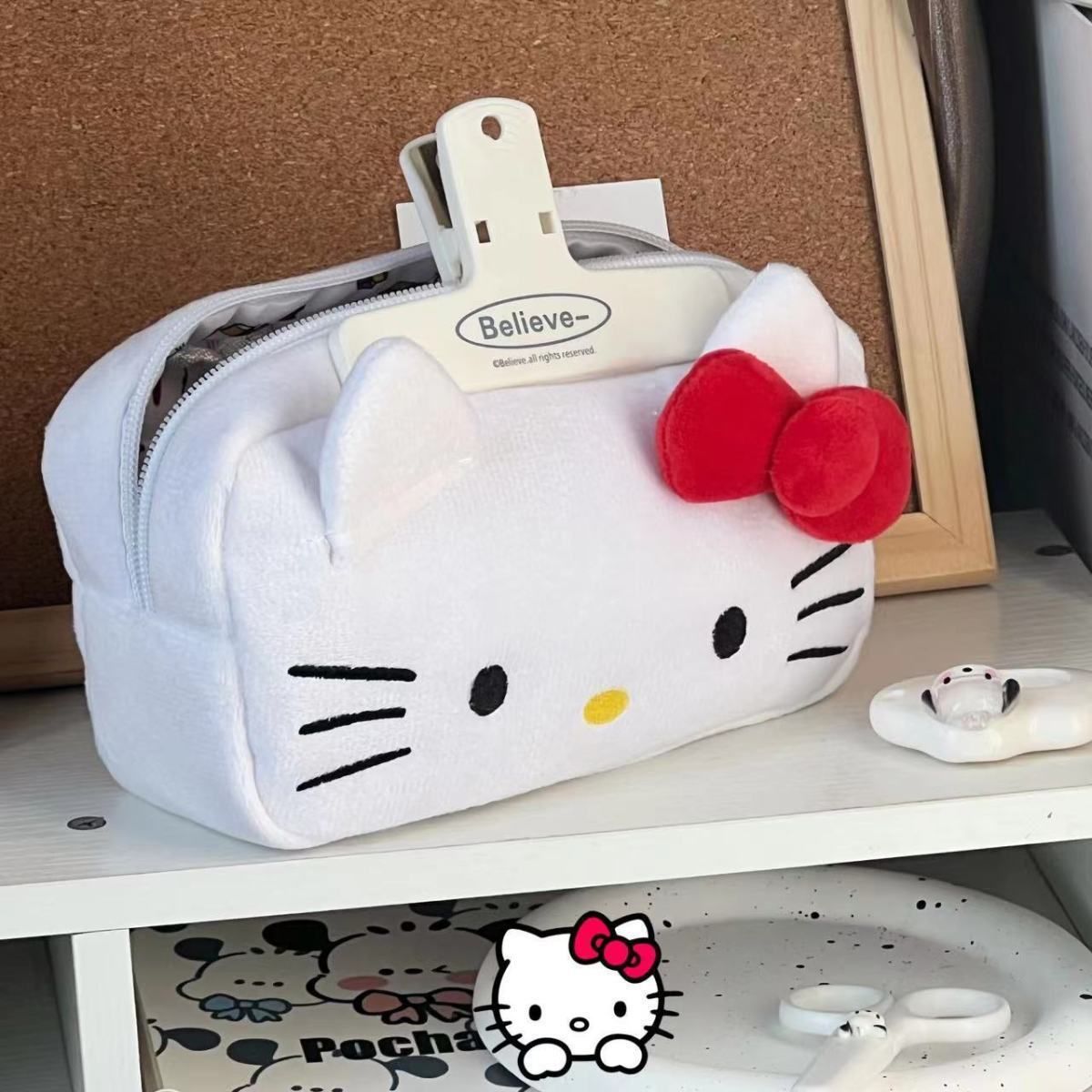 Túi bút dạ mặt Hello Kitty