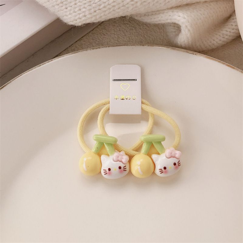 Set chun buộc tóc Hello Kitty cherry (2c)