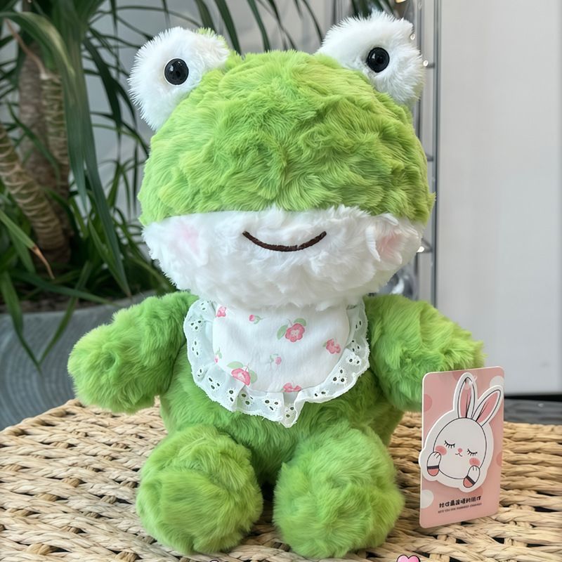 Động vật bông đeo yếm hoa (22cm)