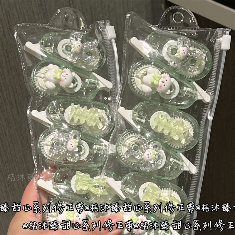 Set bút xóa băng đính charm trong (6c)