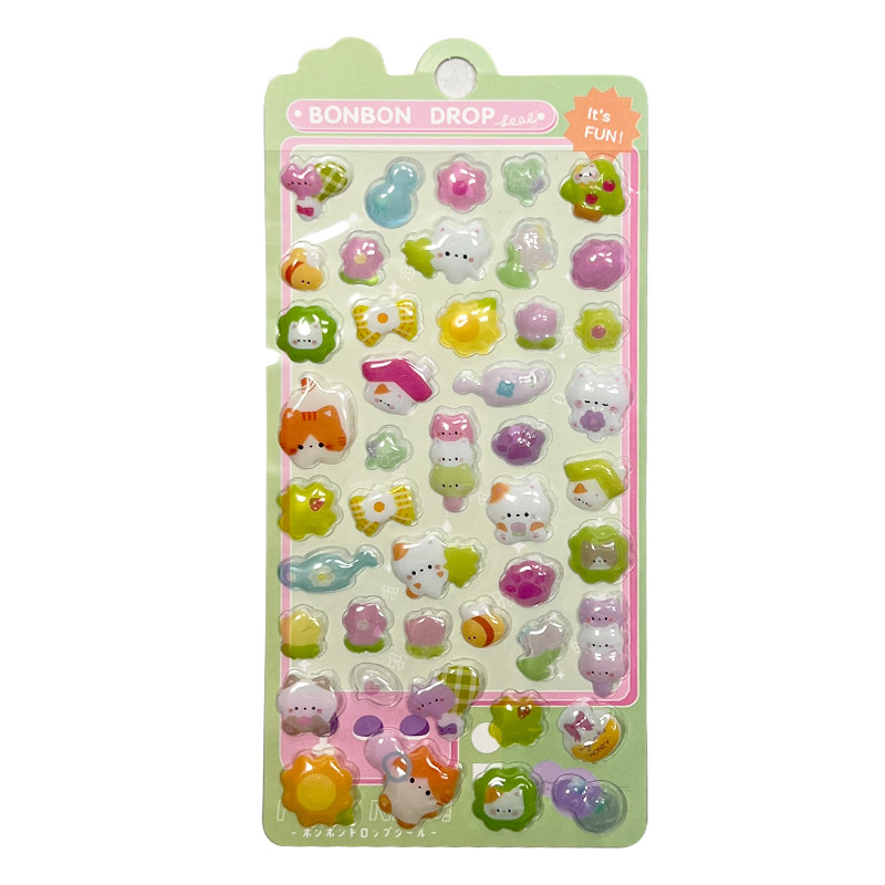 Sticker nổi Bonbon drop (8x12cm)