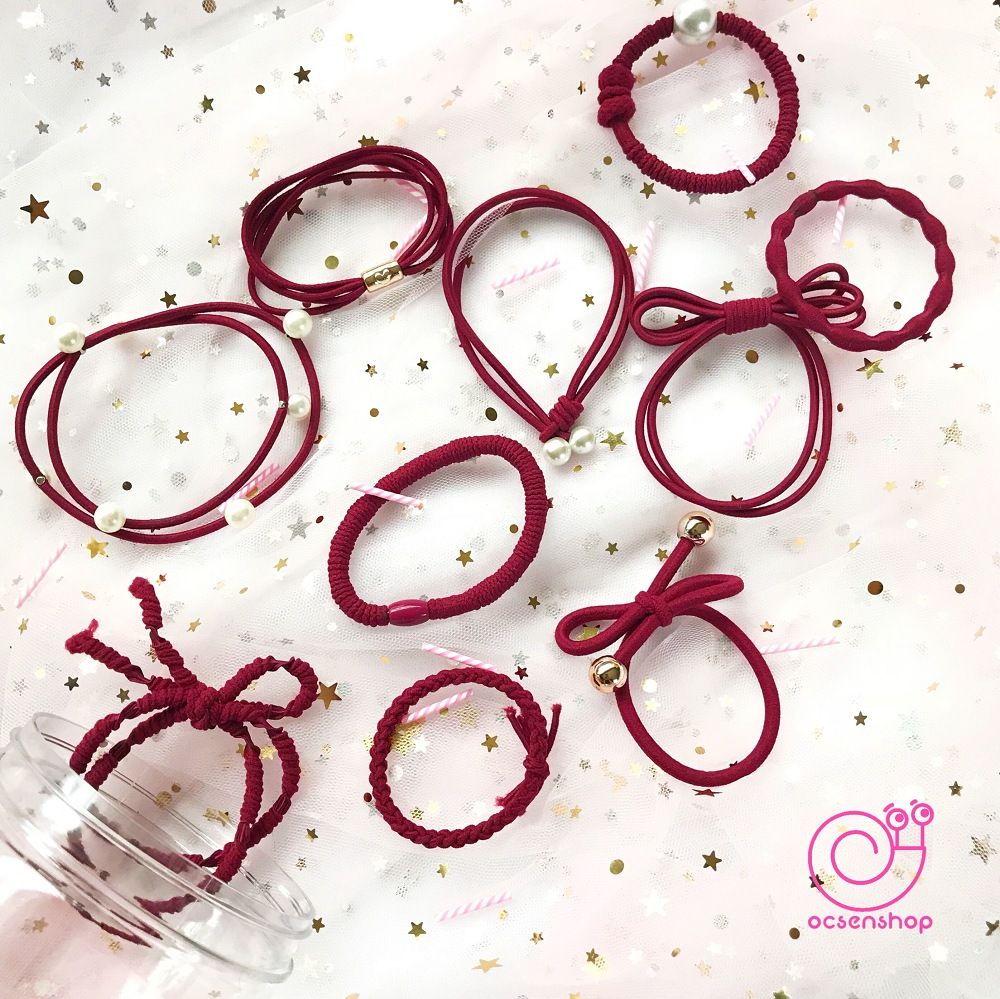 Set hộp chun buộc tóc 50k