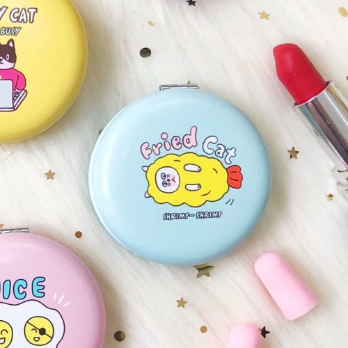 Gương gập 2 mặt phồng Cartoon