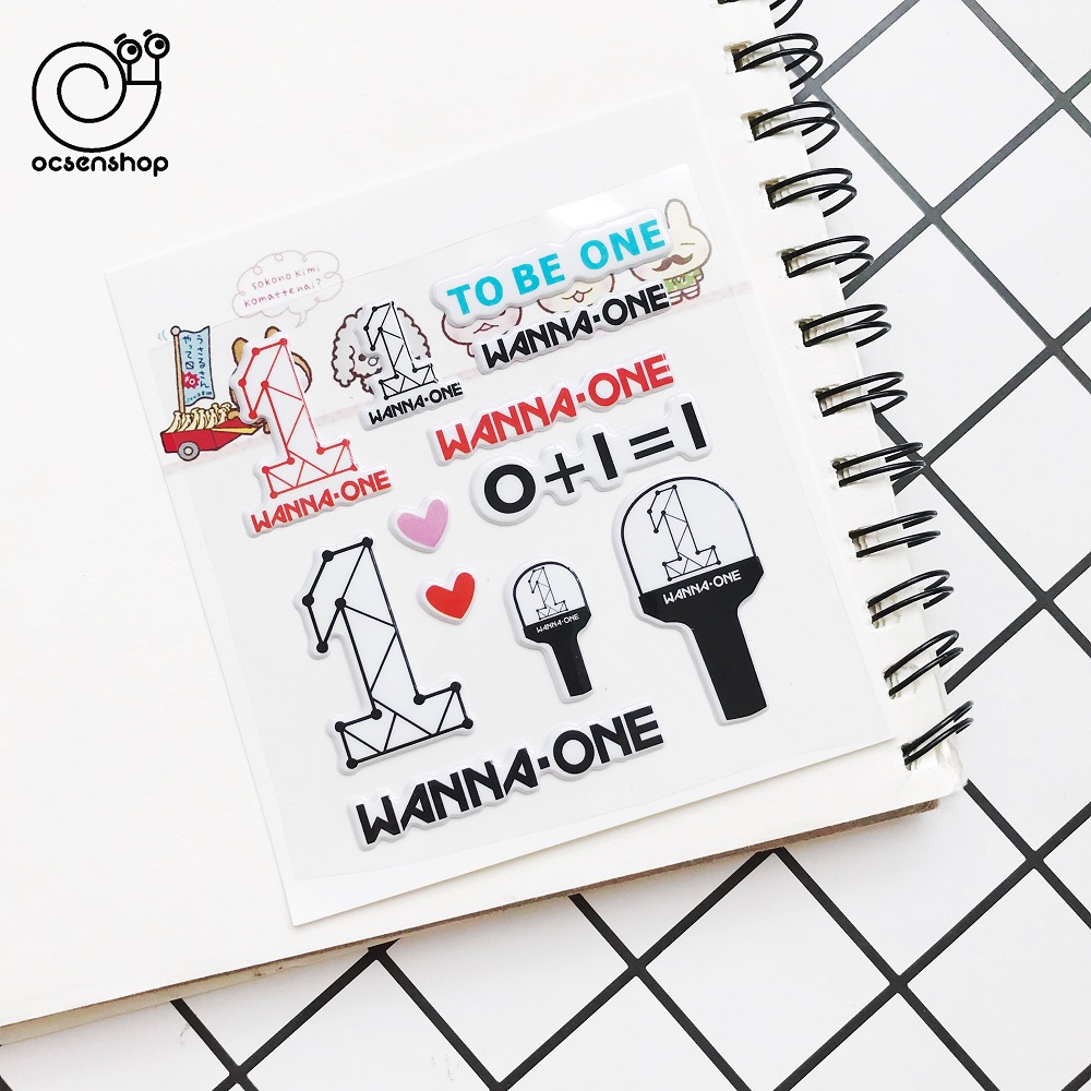 Sticker nhỏ WANNA ONE