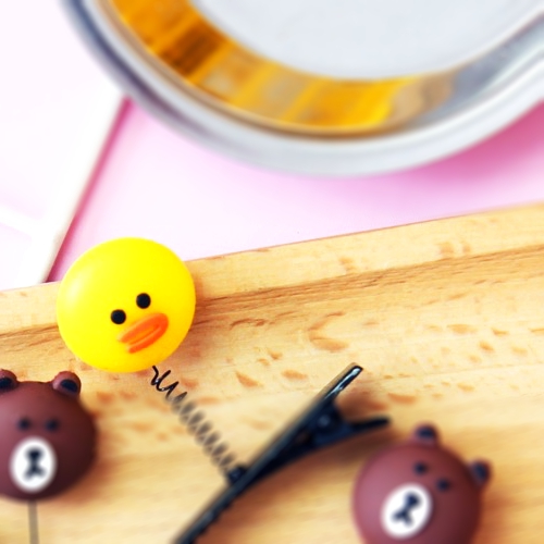 Kẹp tóc lò xo Line Friends