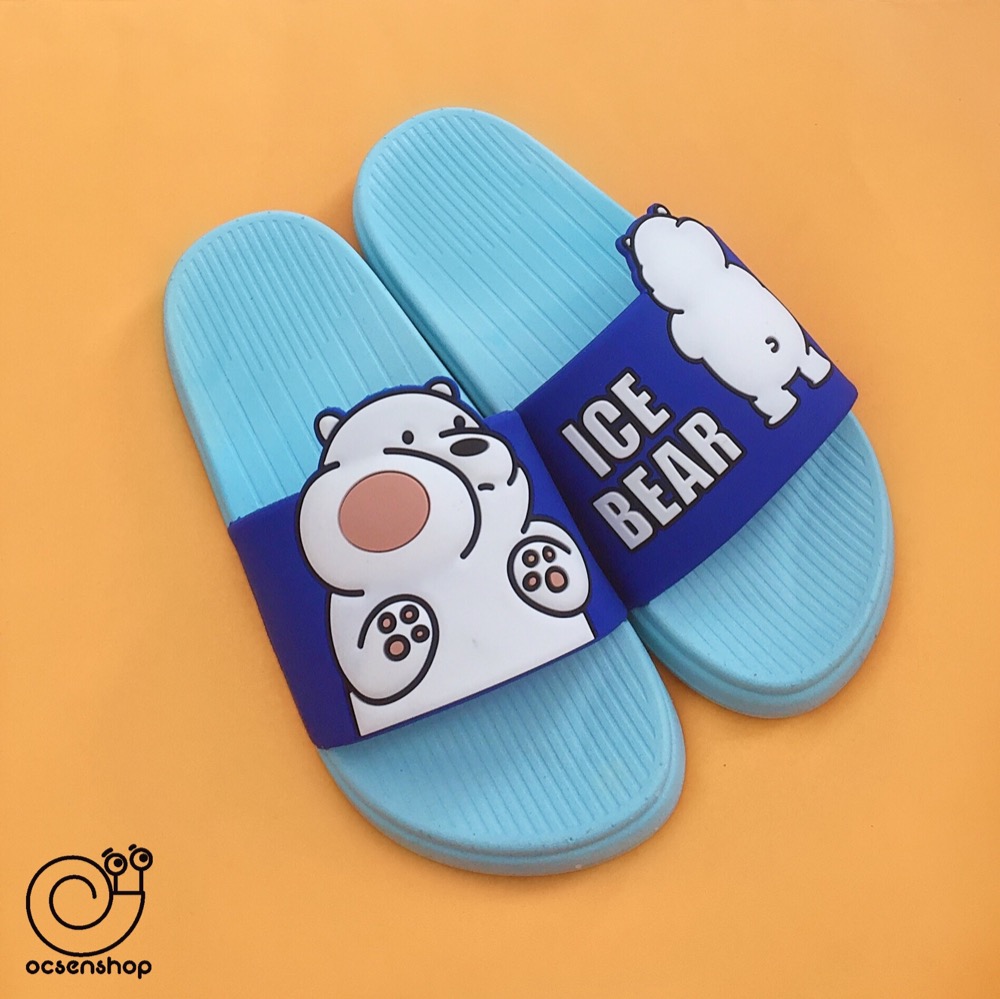 Dép quai ngang Icebear ịn mặt