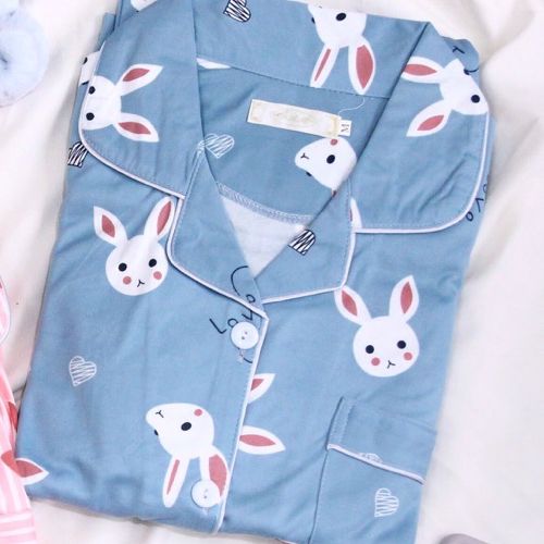 Pijama cotton Thỏ trắng