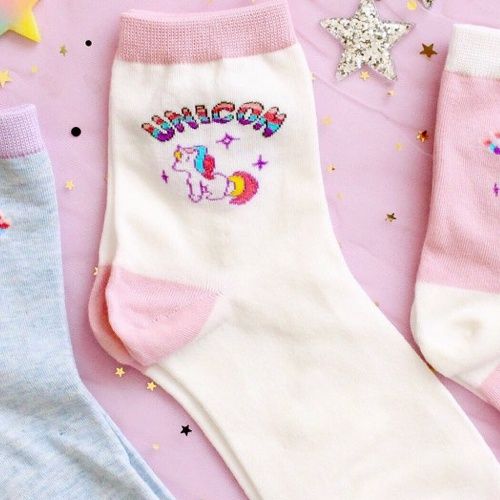 Tất cao cổ Unicorn 2 màu