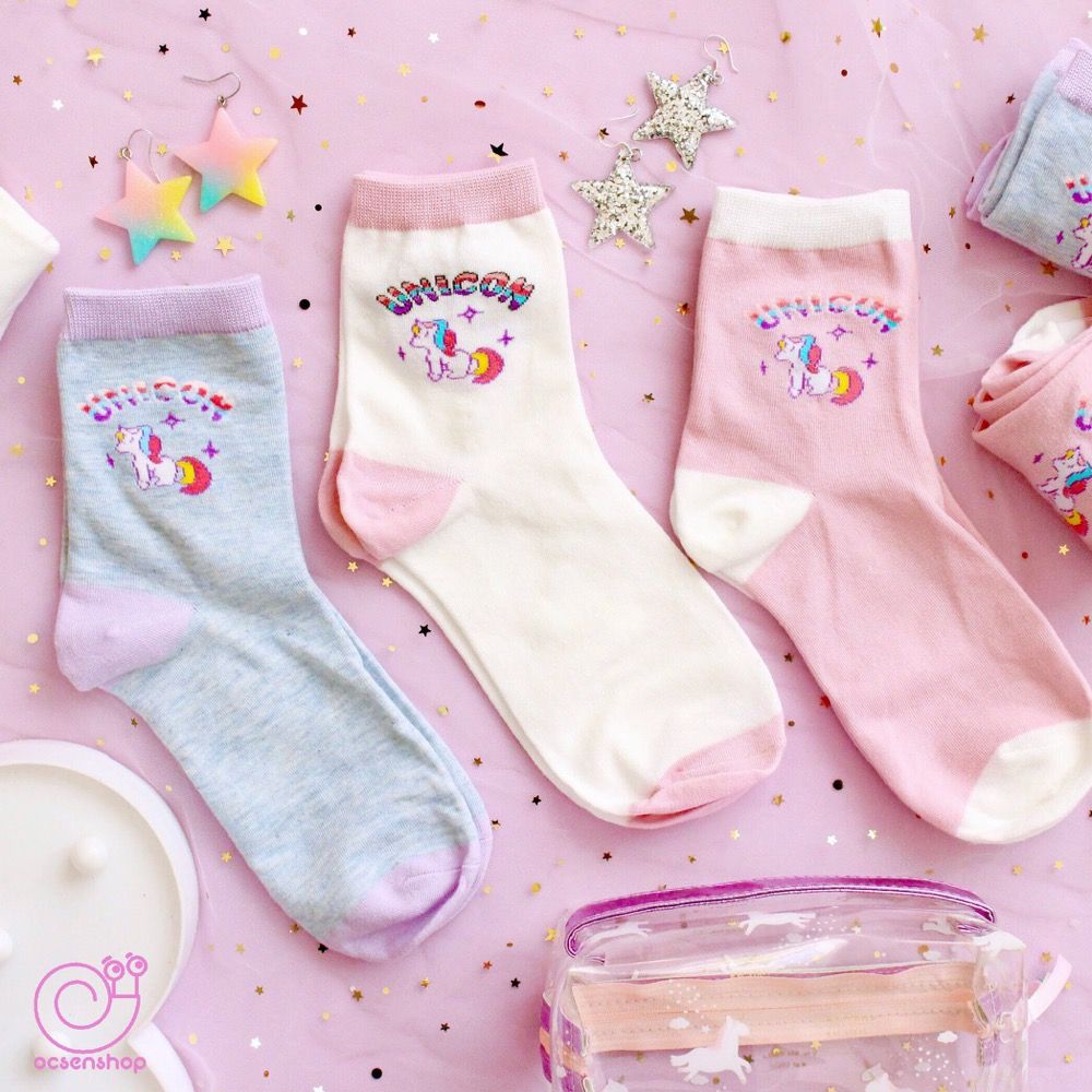 Tất cao cổ Unicorn 2 màu