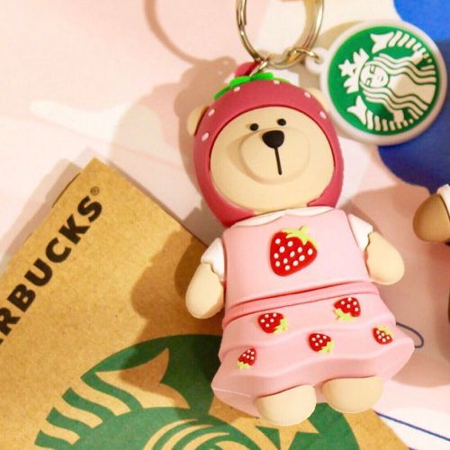 Móc khoá gấu starbucks