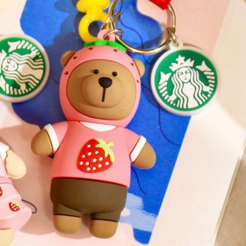 Móc khoá gấu starbucks