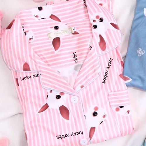 Pijama cotton Thỏ trắng