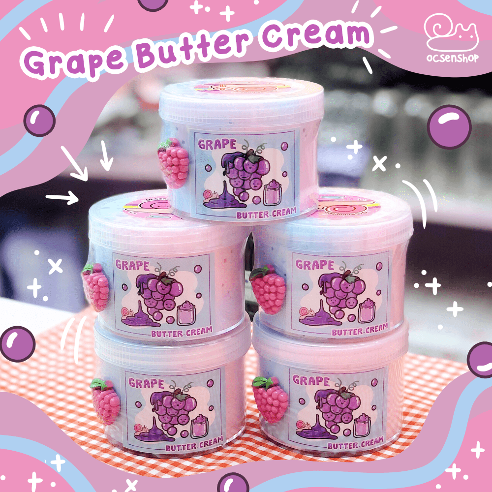 Slime Grape butter cream (Butter slime)