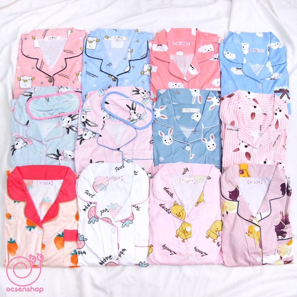 Pijama cotton dâu cam