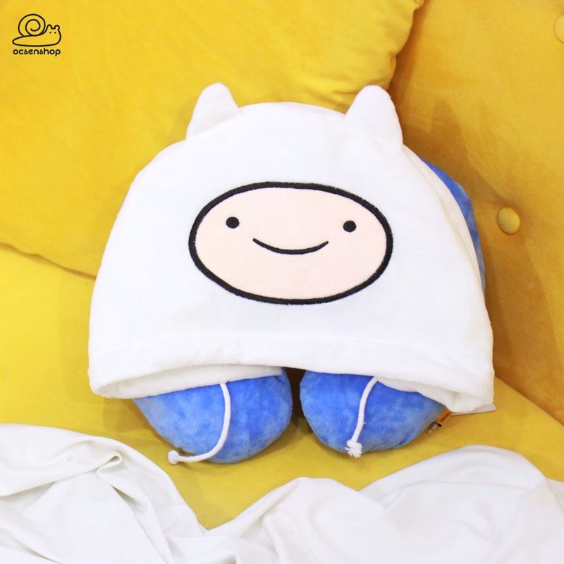 Gối kê cổ kèm mũ Adventure time