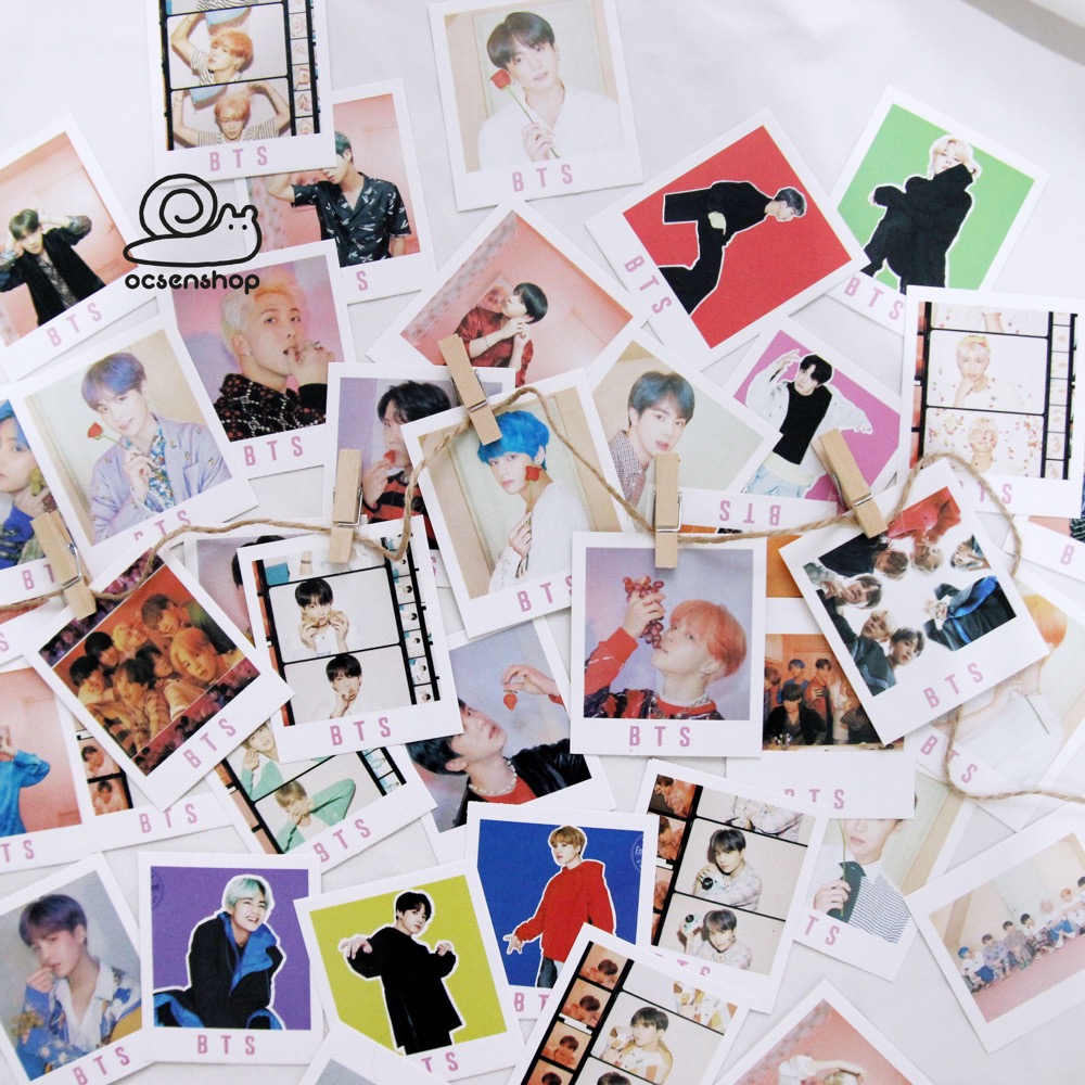 Lomo card kem day treo BTS