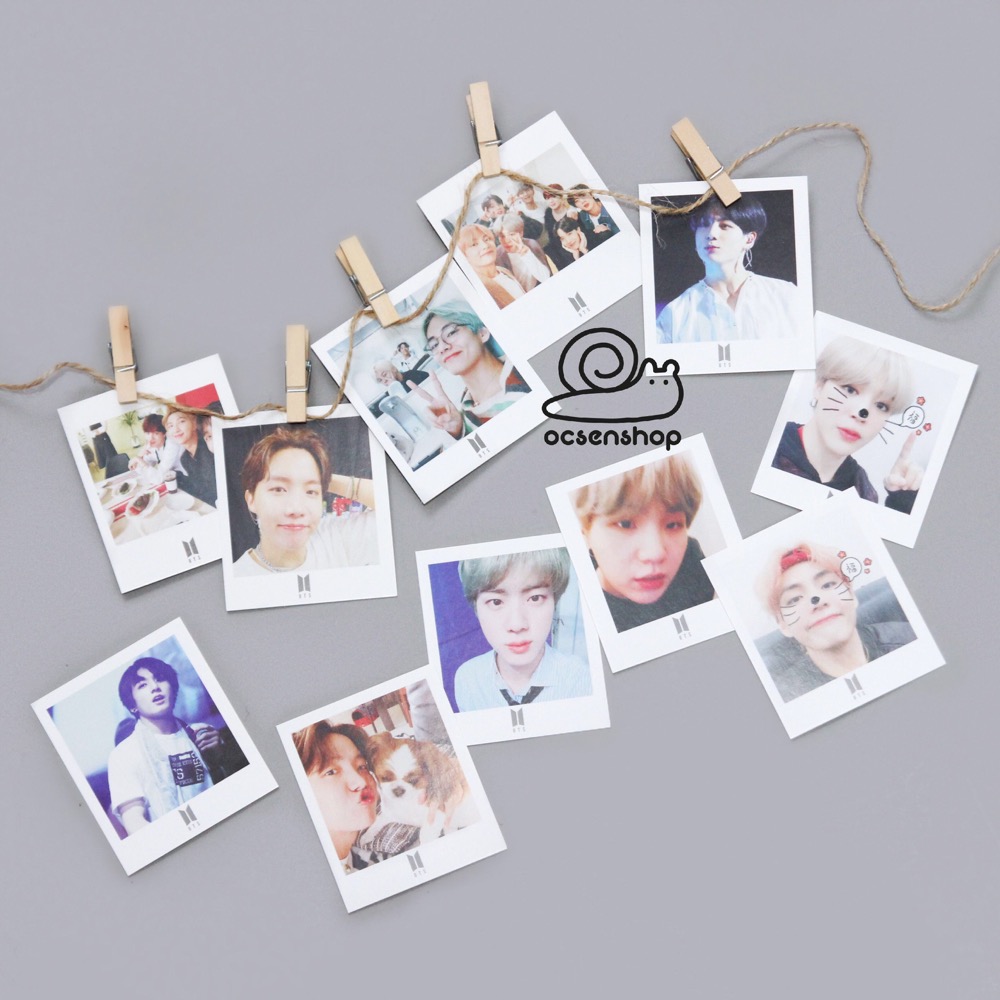 Lomo card kèm dây treo BTS