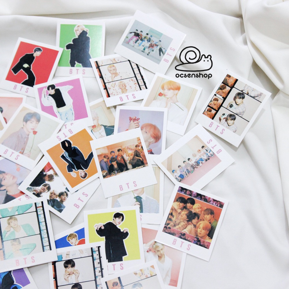 Lomo card kèm dây treo BTS