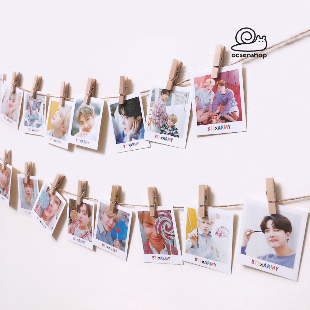 Lomo card kèm dây treo BTS