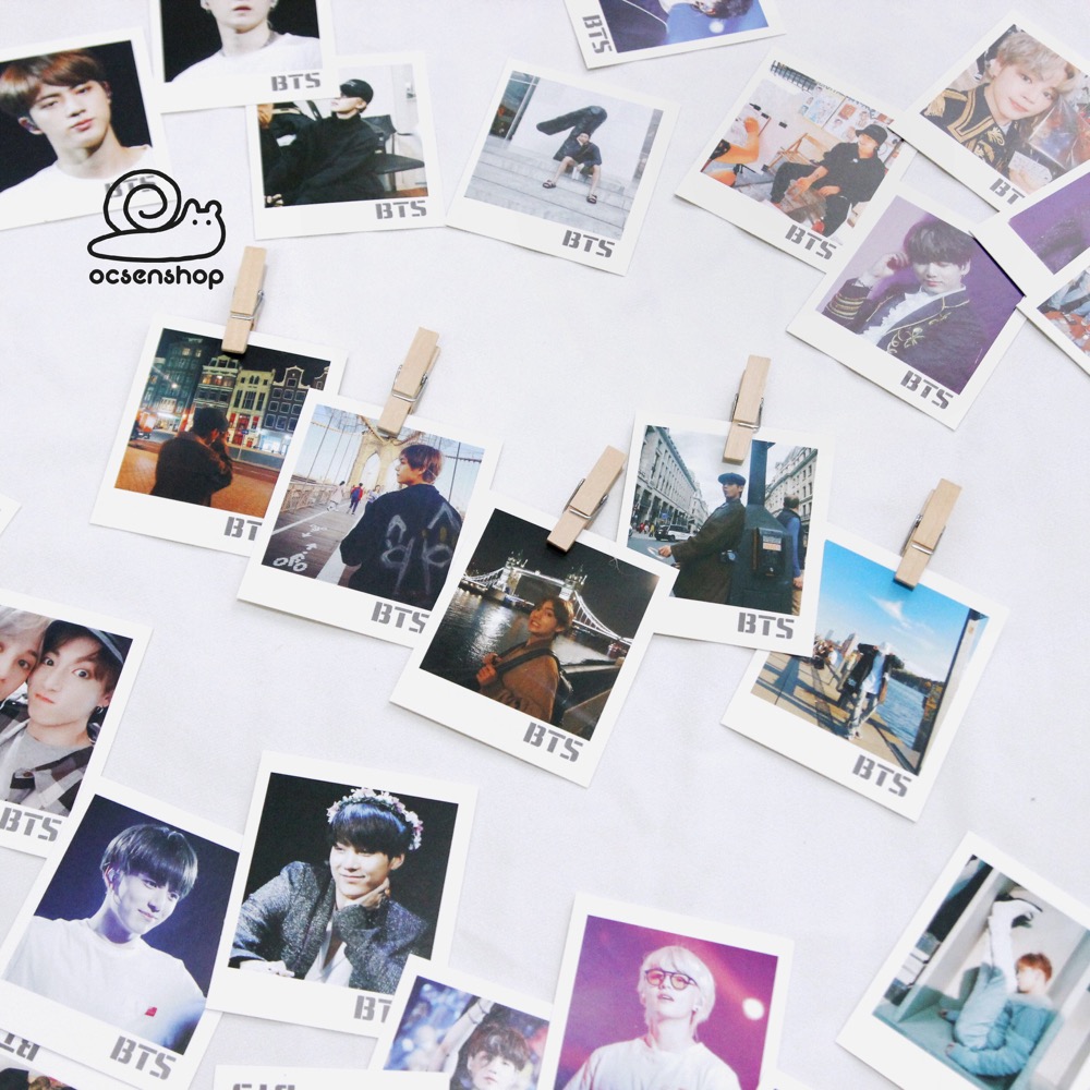 Lomo card kèm dây treo BTS